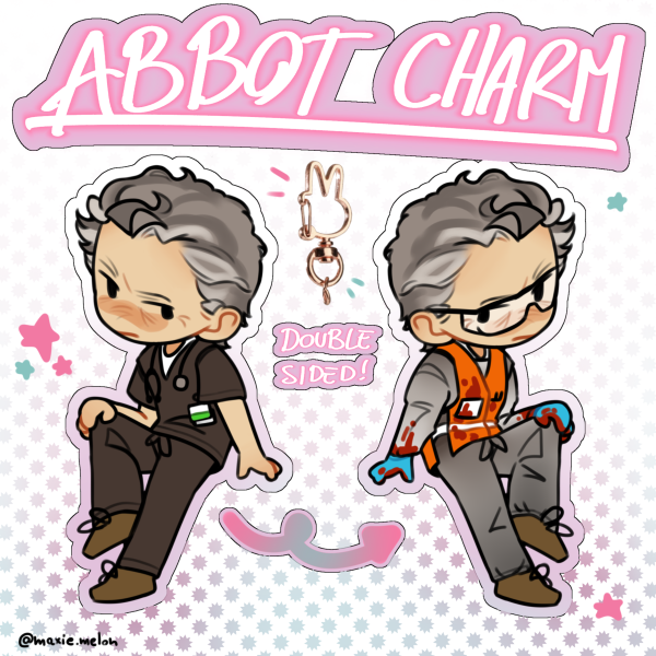 || Dr. Abbot || Acrylic Keychain