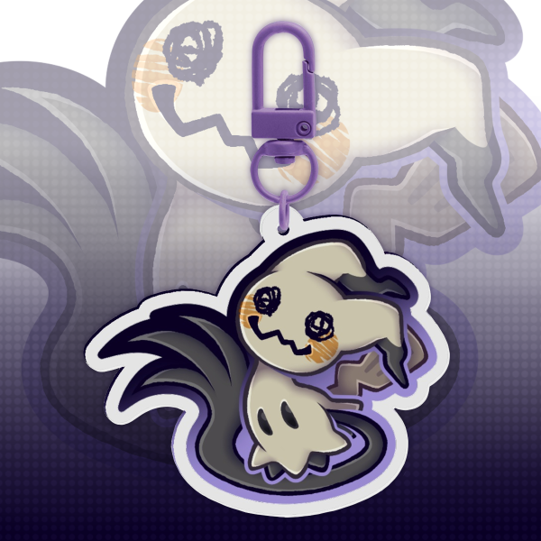 Mimikyu Acrylic Keychain
