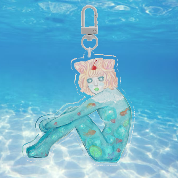 Cream Soda keychain