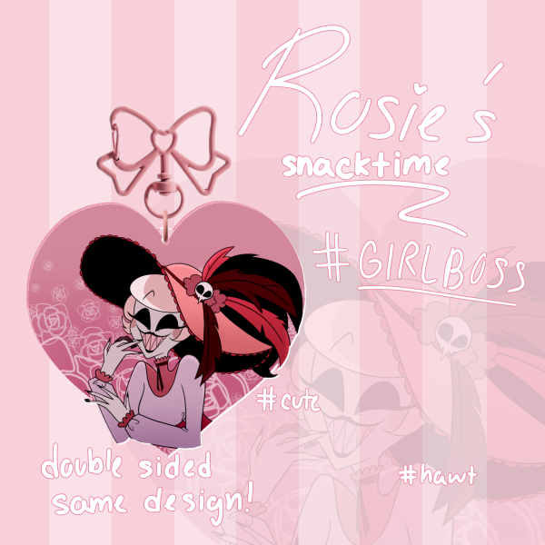 rosie's snacktime! (keychain)