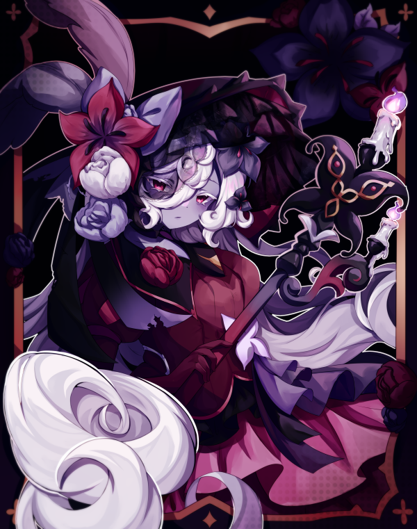 Veil of Mourning CRK White Lily Cookie Poster