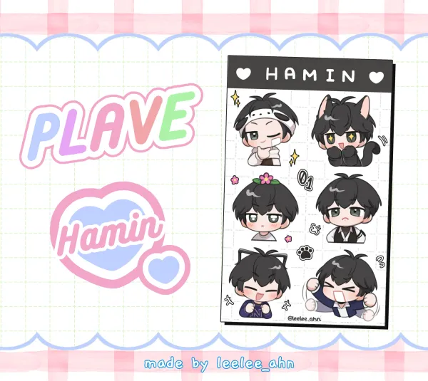 PLAVE - Hamin Stickers Sheet