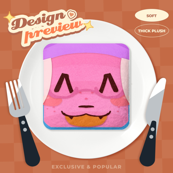 Melanie Regretevator Plush Square Pin!