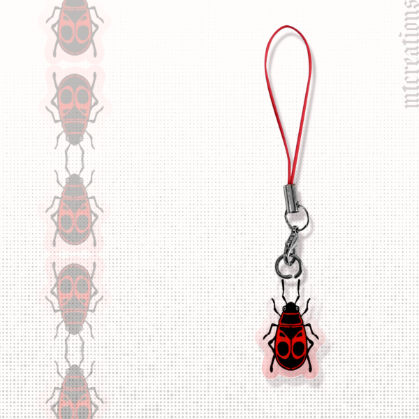 Firebug | Colored Edge Acrylic Charm