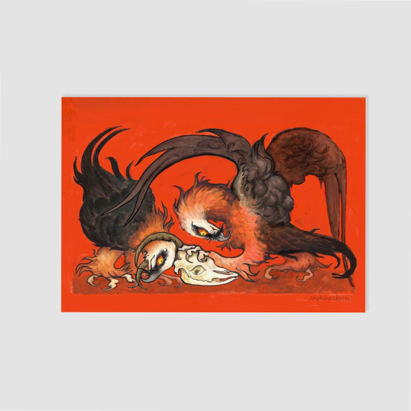 Bearded vulture - Poster print A4 / 8.3 x 11.7 in