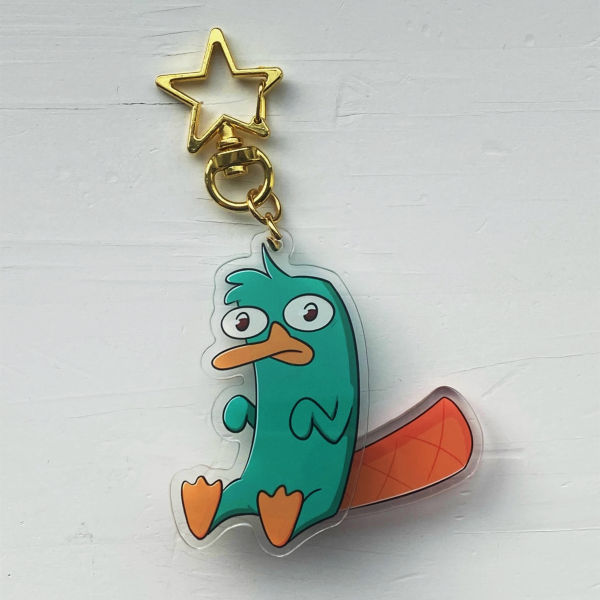 Perry Tail-wagging Keychain