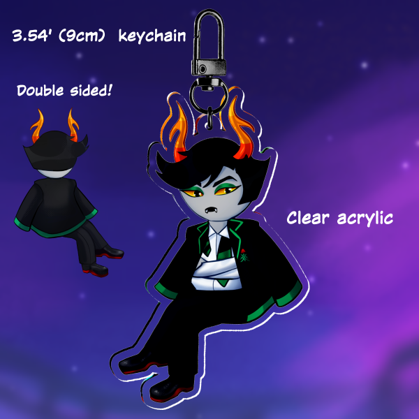 Lanque Clear Acrylic Keychain