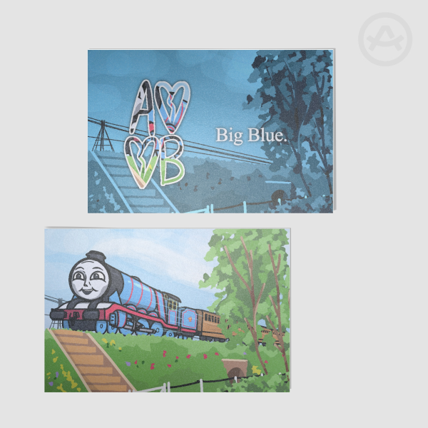 [TTTE] "Big Blue." Postcard