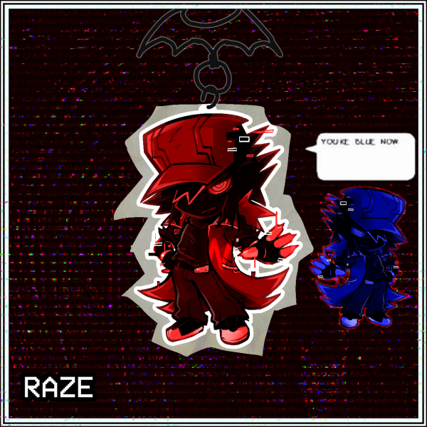 RAZE keychain