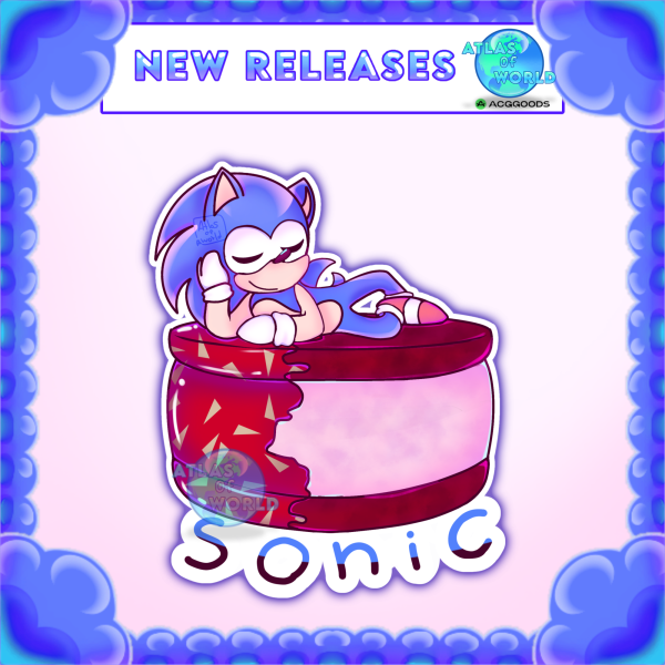 Sonic the hedgehog / Sweet mobians Acrylic Keychain