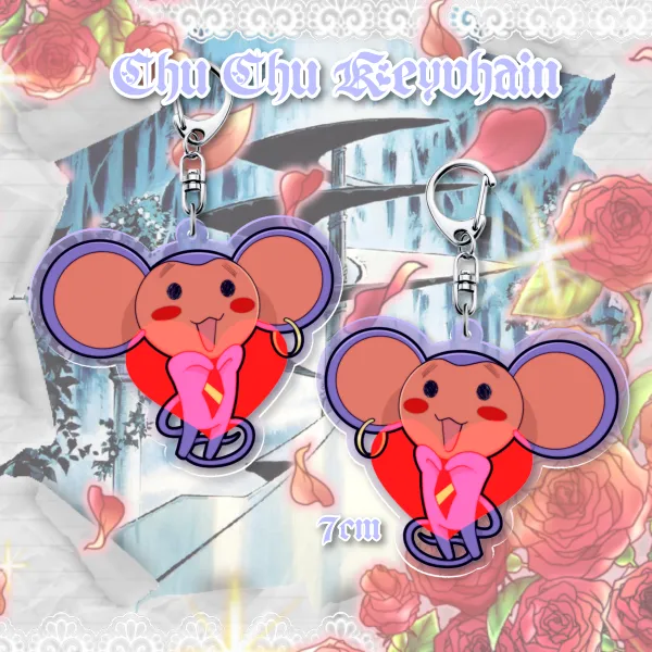 Chuchu | Revolutionary Girl Utena | Colored Edge Acrylic Keychain