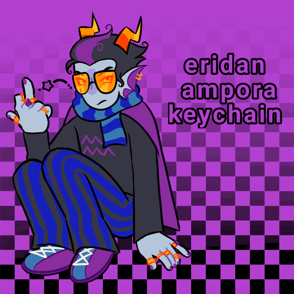 Eridan Ampora (Homestuck) acrylic keychain