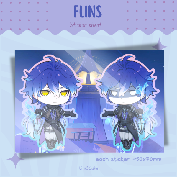 Flins Paper Stickers Sheet