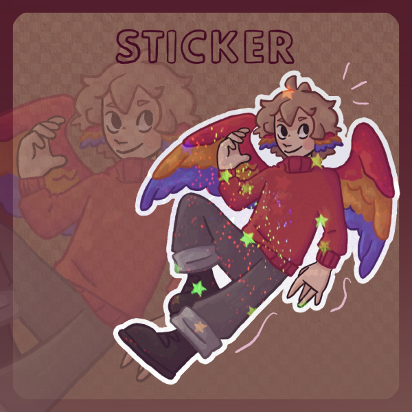 Grian Floating Sticker