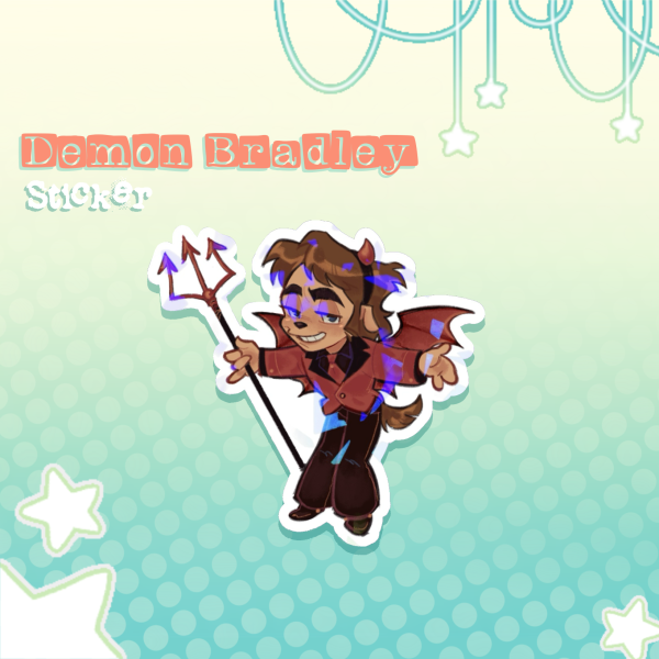 Demon Bradley Sticker