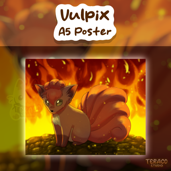 Vulpix A5 Poster