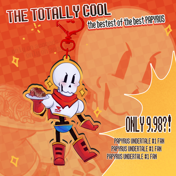🍝 Papyrus spaghetti Charm