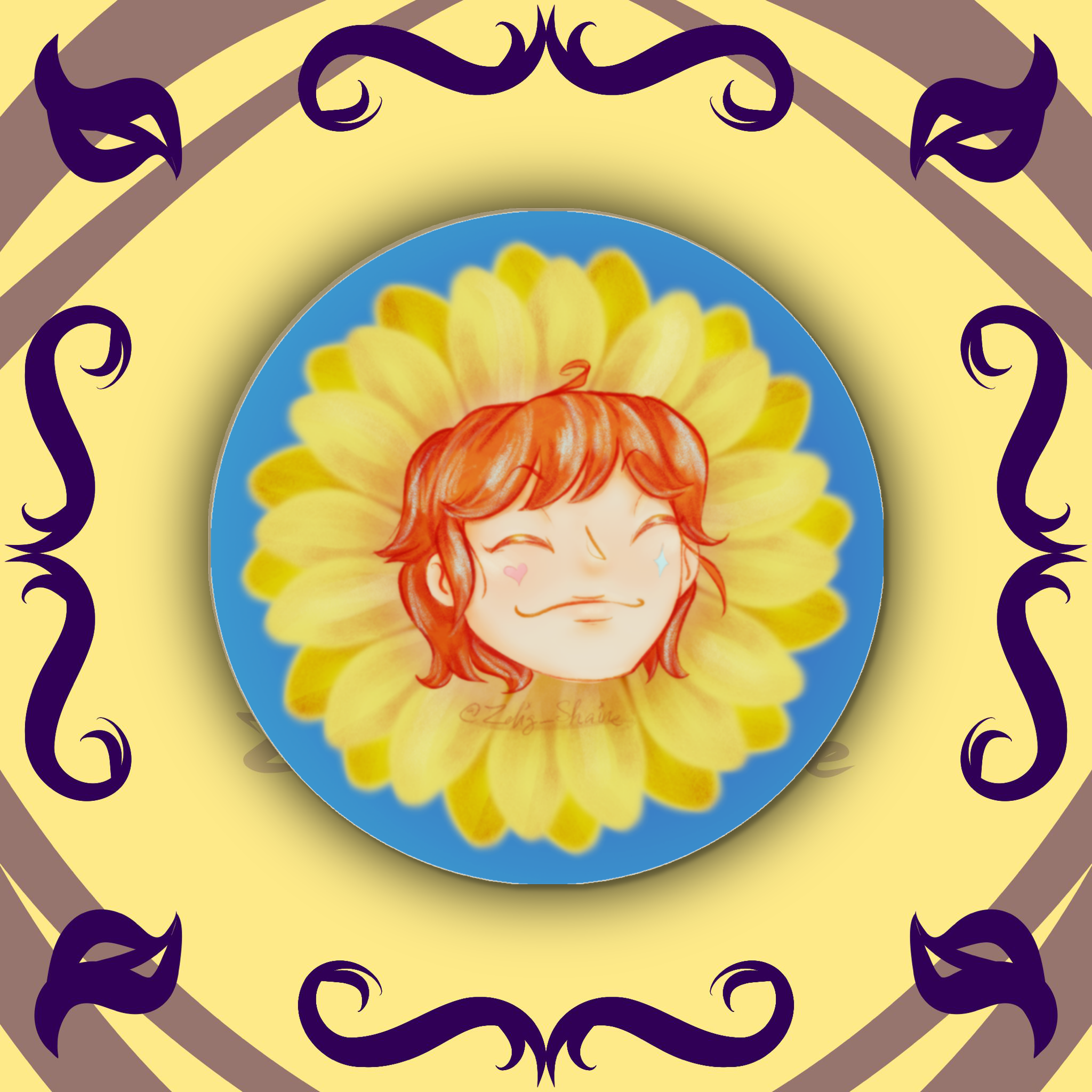 Flower Hisoka Wood Coaster