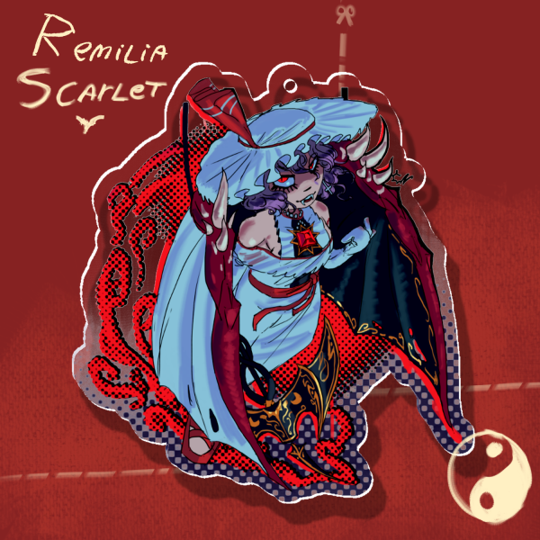 Remilia Scarlet keychain