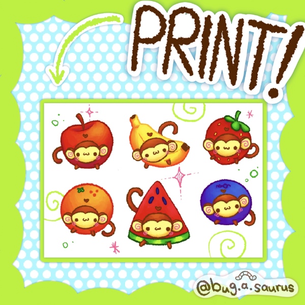 Pippin Fruit Print!
