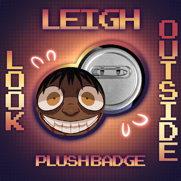 Leigh Plush Badge (Look Outside)