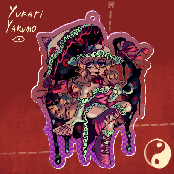 Yukari Yakumo keychain