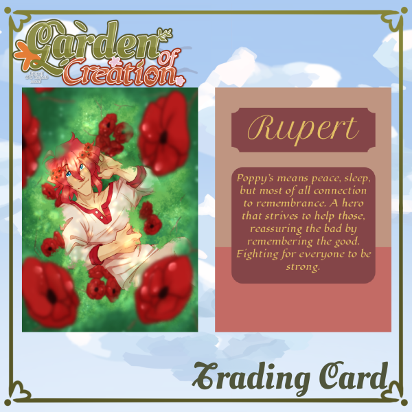 {Garden of Creation} Rupert | Trading Card