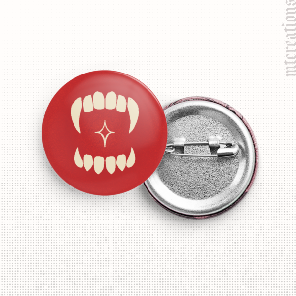 Vampire | Button pin