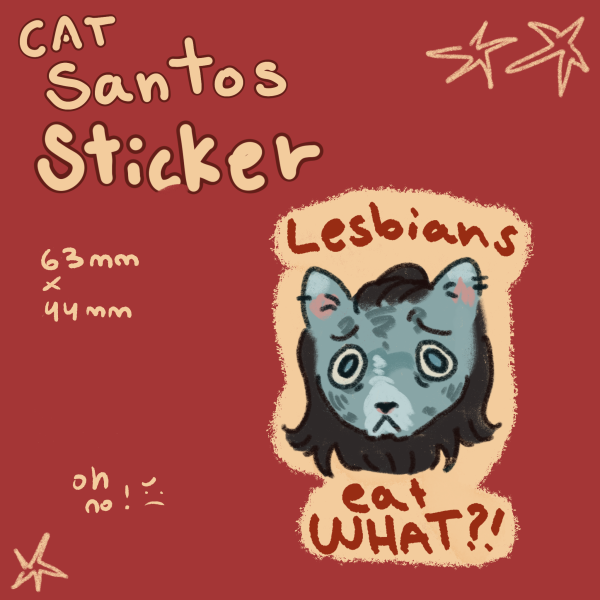 Cat Santos Sticker