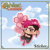 Nouso - Sakura Sticker - Garden of Creation Collab