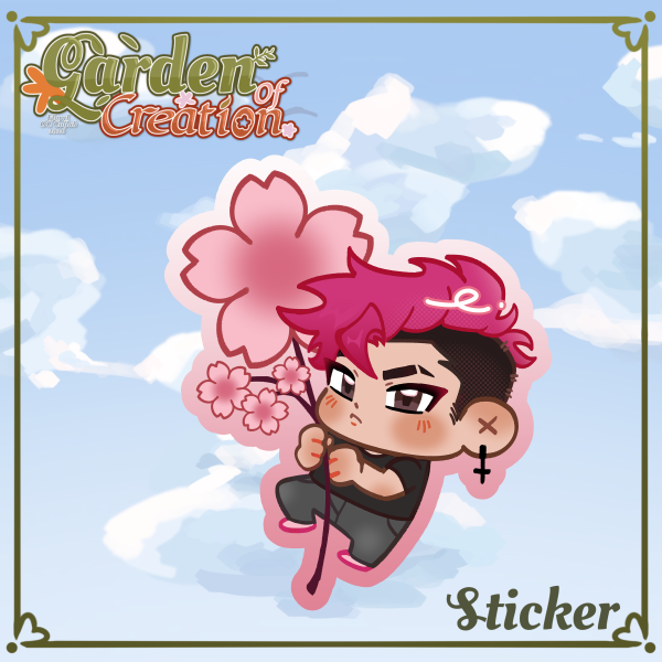 Nouso - Sakura Sticker - Garden of Creation Collab