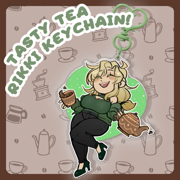 Tasty Tea Rikki Keychain
