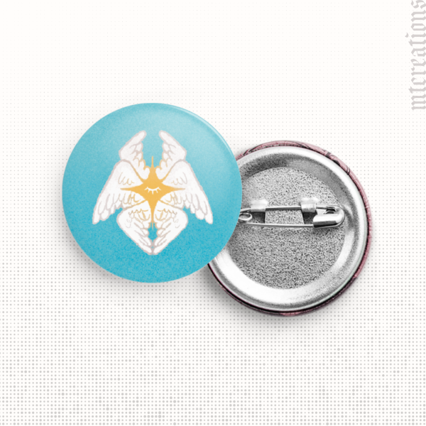 Angel | Button pin