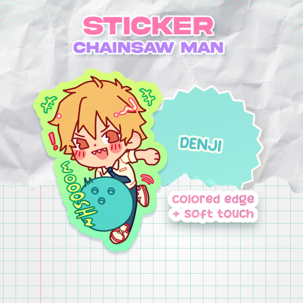 Denji - Chainsaw Man [Colored Edge Sticker]