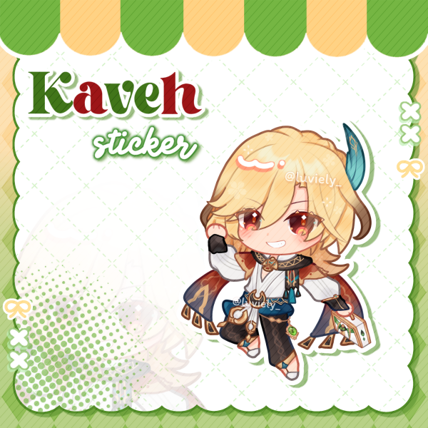 Kaveh Genshin Impact sticker
