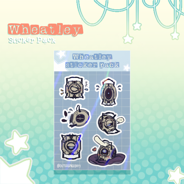 Wheatley Stickers Sheet