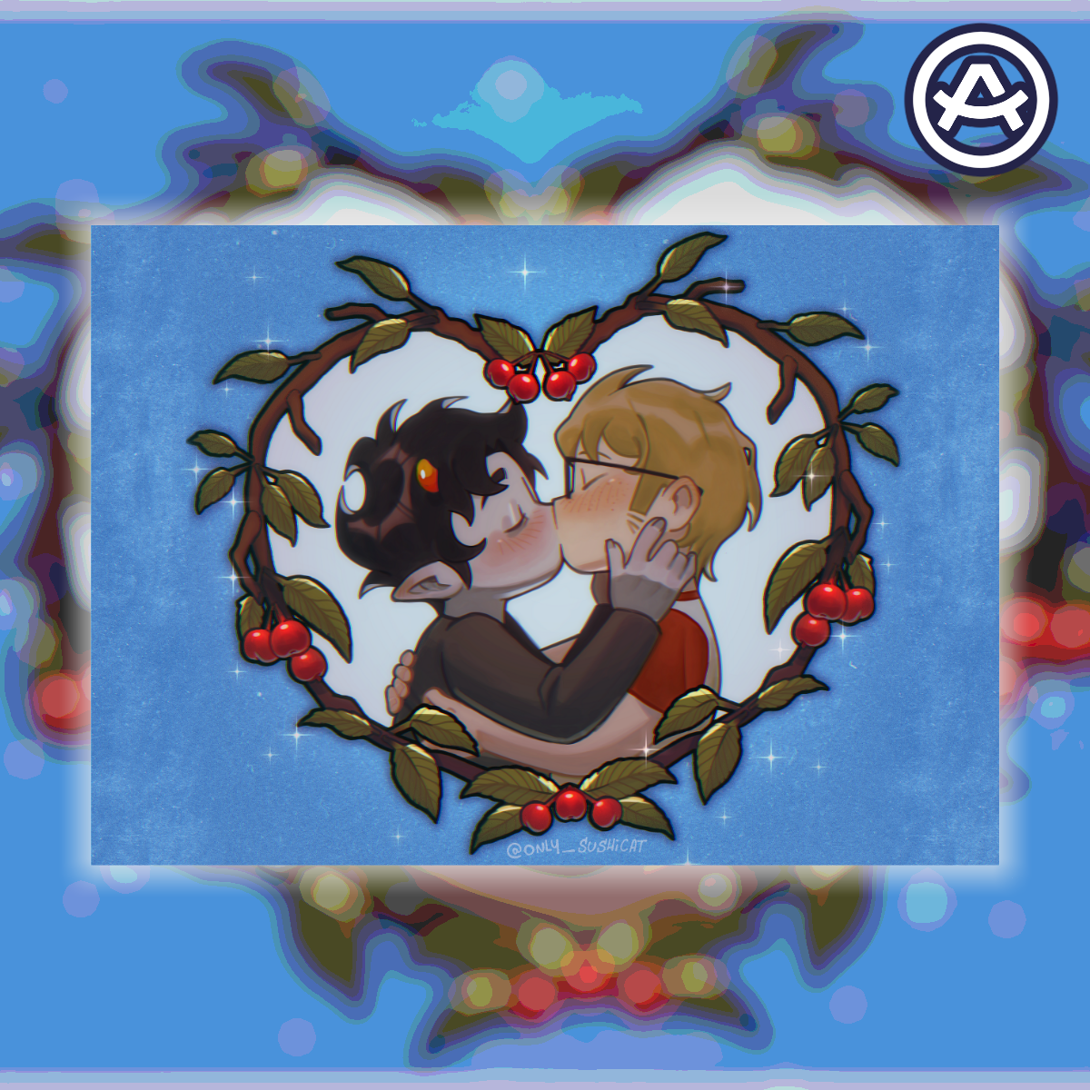 Davekat A5 print kiss