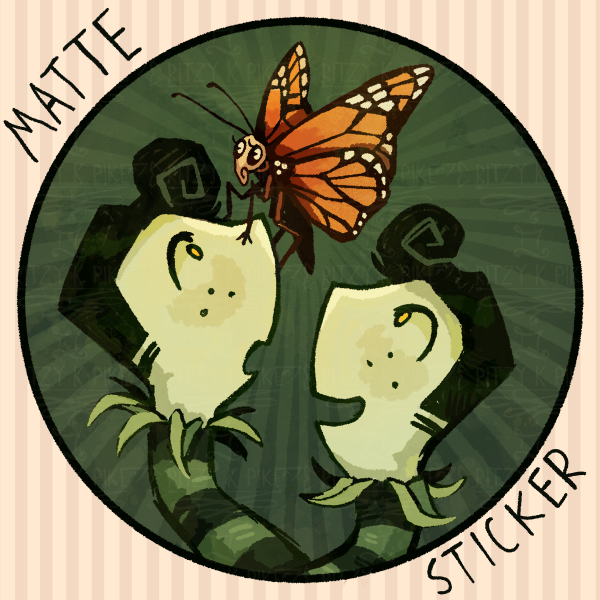 The Fan's Milkweed (book 1 limited edition) - DANDEELION STICKER (matte)
