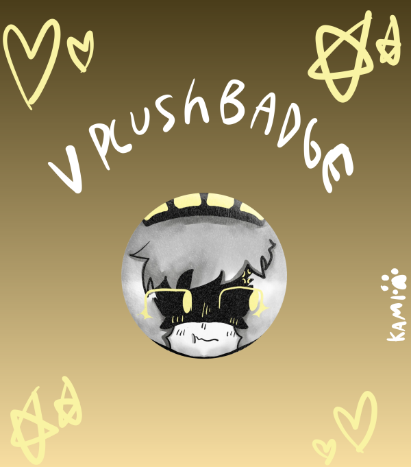 V Murder Drones Plush Badge ⭐