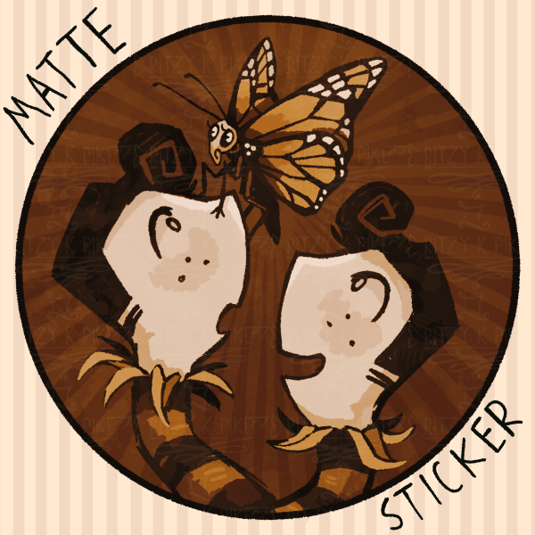 Milkweed: Coffee - DANDEELION STICKER (matte)