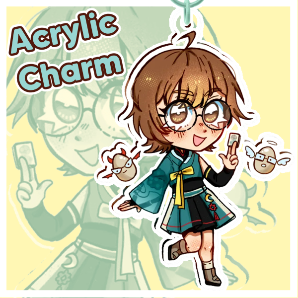 Kate Lovelymomo Acrylic Keychain