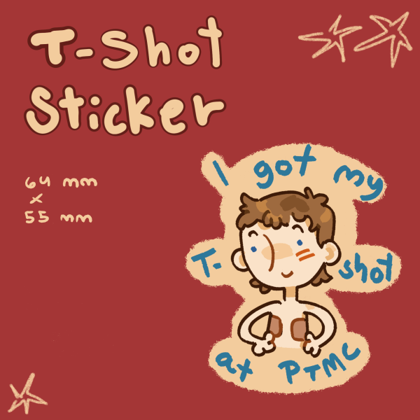T shot Sticker