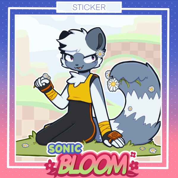 Tangle Sonic Bloom Collab Sticker