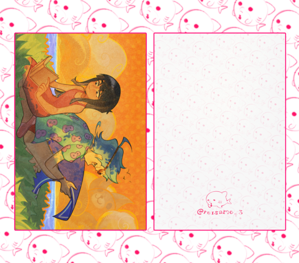 Robin & Franky | Postcard