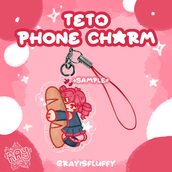 Teto Baguette Phone Charm