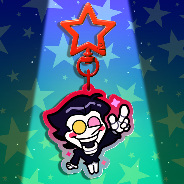 Spamton Reversible Acrylic Keychain