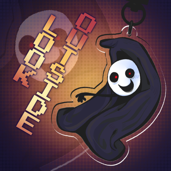 Shadow Acrylic Keychain (Look Outside)