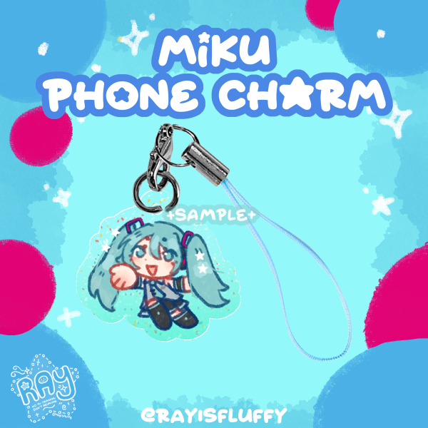 Hatsune Miku Phone Charm