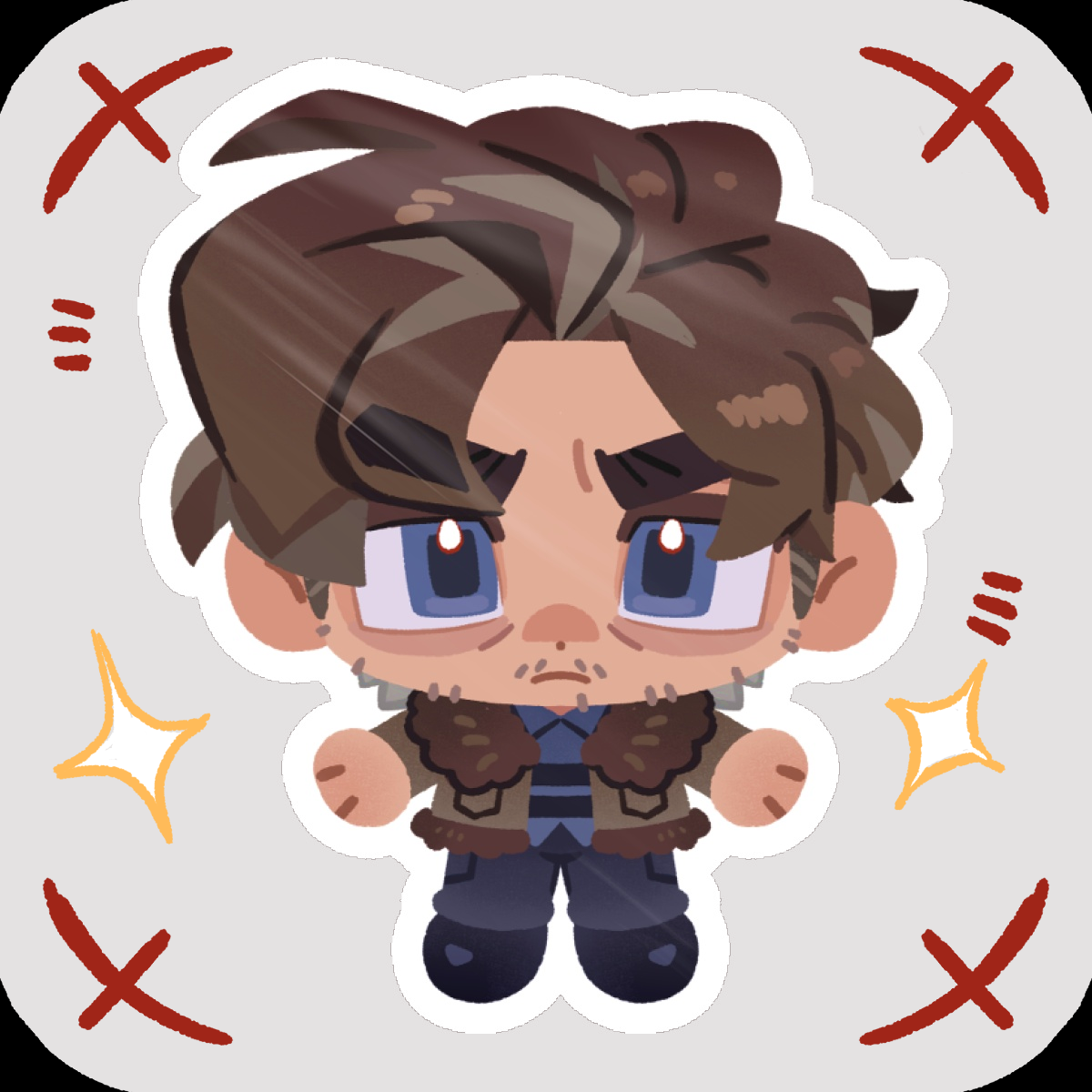 Tiny Leon Sticker