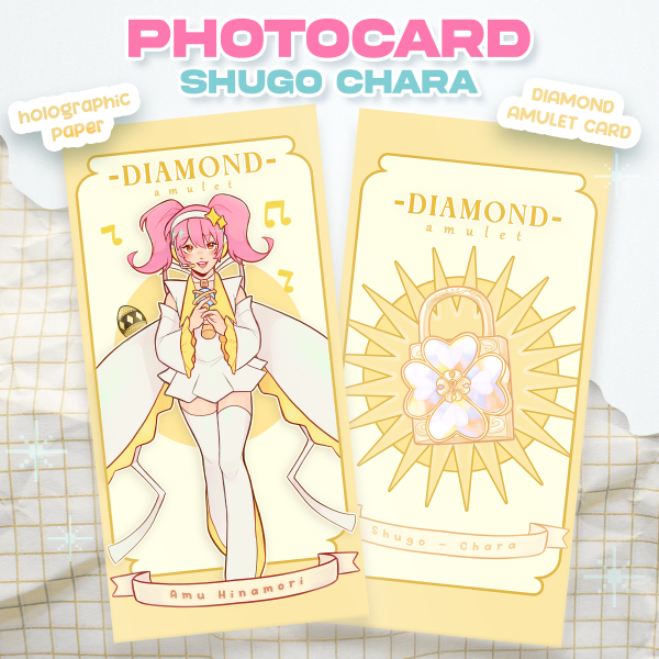 Amu Diamond - Shugo-Chara! [Holographic Photocard]